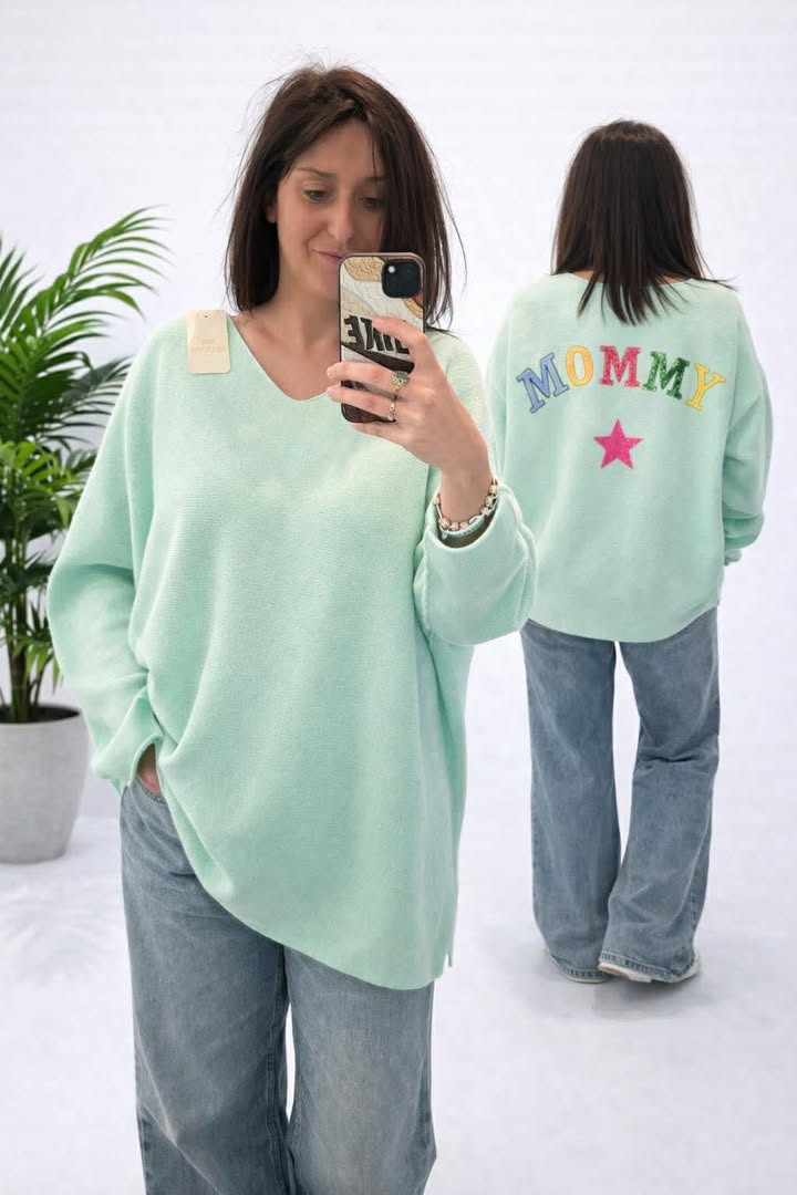 Pull MOMMY (plusieurs coloris)