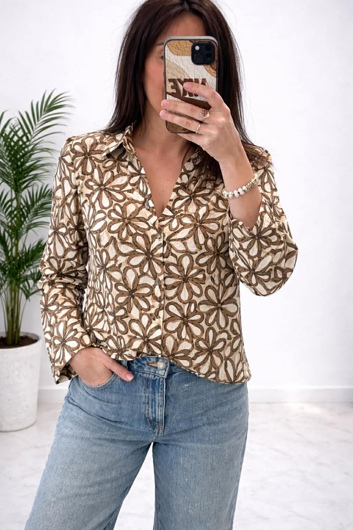 Chemise fleur